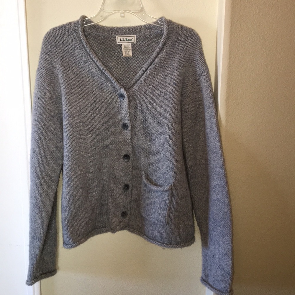 Cozy L.L. Bean cardigan